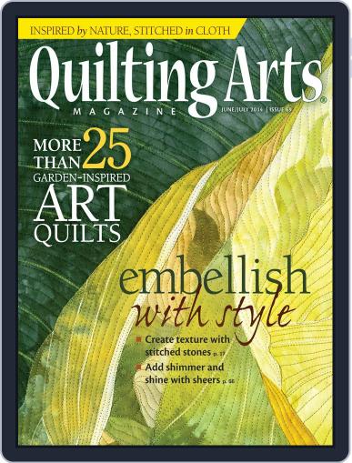 Quilting Arts May 14th, 2014 Digital Back Issue Cover