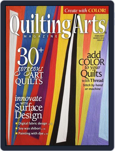 Quilting Arts January 15th, 2014 Digital Back Issue Cover