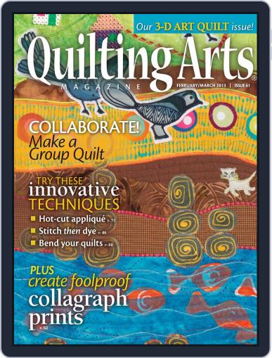 Quilting Arts January 9th, 2013 Digital Back Issue Cover