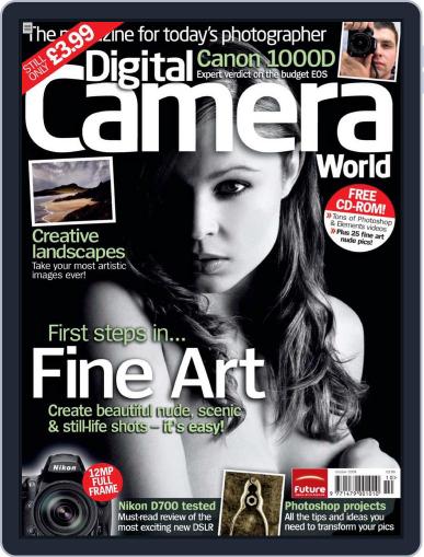 Digital Camera World August 24th, 2008 Digital Back Issue Cover