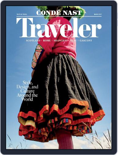 Conde Nast Traveler March 1st, 2017 Digital Back Issue Cover