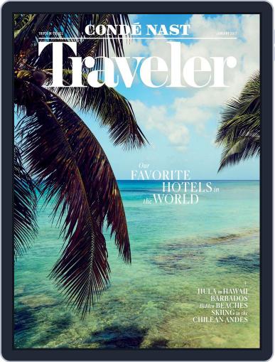 Conde Nast Traveler January 1st, 2017 Digital Back Issue Cover