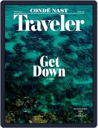 Conde Nast Traveler January 1st, 2016 Digital Back Issue Cover