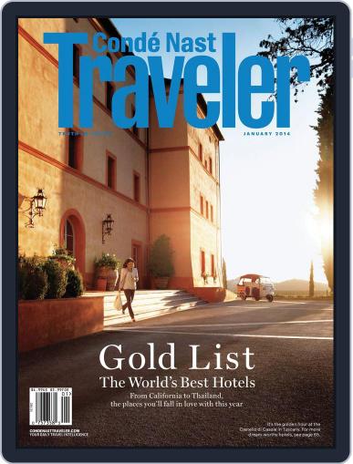 Conde Nast Traveler December 24th, 2013 Digital Back Issue Cover