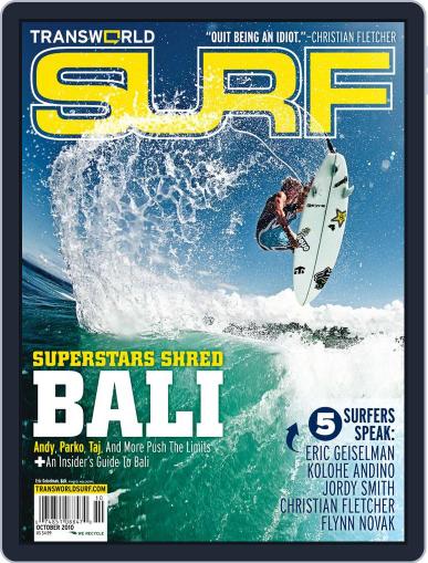 Transworld Surf August 7th, 2010 Digital Back Issue Cover