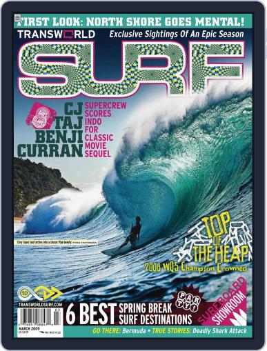 Transworld Surf December 30th, 2008 Digital Back Issue Cover
