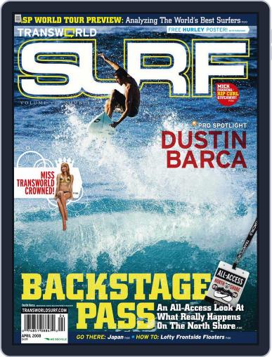 Transworld Surf January 27th, 2008 Digital Back Issue Cover