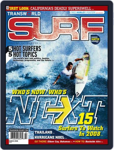 Transworld Surf January 2nd, 2008 Digital Back Issue Cover