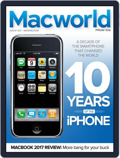 Macworld August 1st, 2017 Digital Back Issue Cover