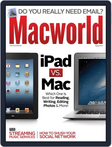 Macworld August 1st, 2012 Digital Back Issue Cover