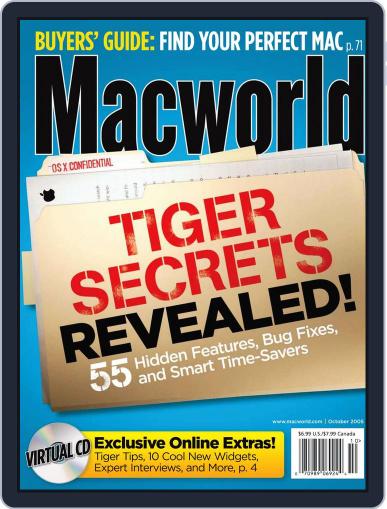 Macworld September 2nd, 2005 Digital Back Issue Cover