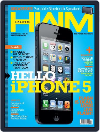 HWM Singapore October 1st, 2012 Digital Back Issue Cover