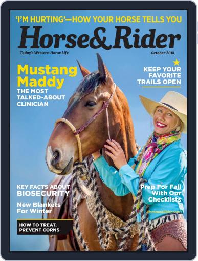 Horse & Rider October 1st, 2018 Digital Back Issue Cover