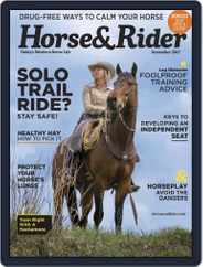 Horse & Rider (Digital) Subscription                    November 1st, 2017 Issue