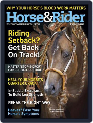 Horse & Rider November 1st, 2016 Digital Back Issue Cover