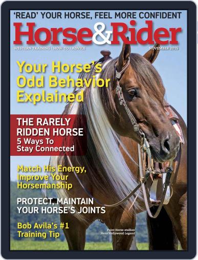 Horse & Rider October 26th, 2015 Digital Back Issue Cover