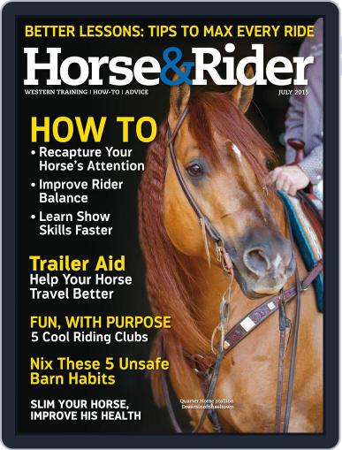 Horse & Rider July 1st, 2015 Digital Back Issue Cover
