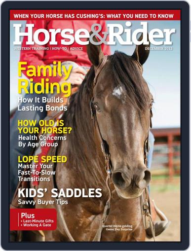 Horse & Rider November 26th, 2013 Digital Back Issue Cover