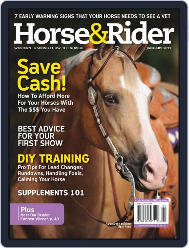 Horse & Rider December 25th, 2012 Digital Back Issue Cover