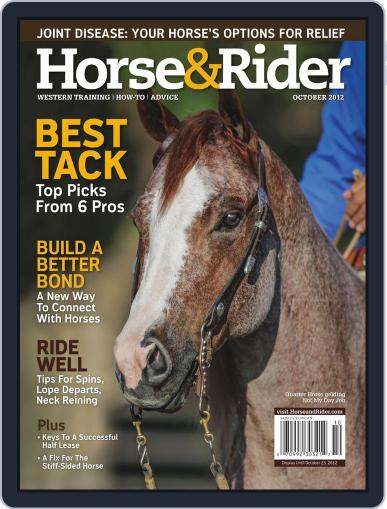 Horse & Rider September 10th, 2012 Digital Back Issue Cover