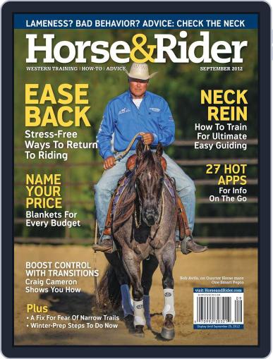 Horse & Rider August 13th, 2012 Digital Back Issue Cover