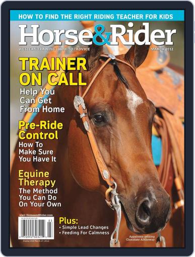 Horse & Rider February 6th, 2012 Digital Back Issue Cover