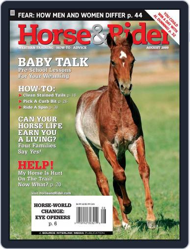 Horse & Rider July 28th, 2009 Digital Back Issue Cover