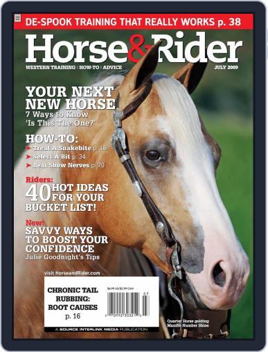 Horse & Rider June 23rd, 2009 Digital Back Issue Cover