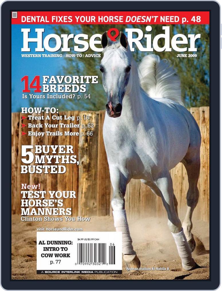 Horse & Rider (Digital) Subscription                    May 26th, 2009 Issue