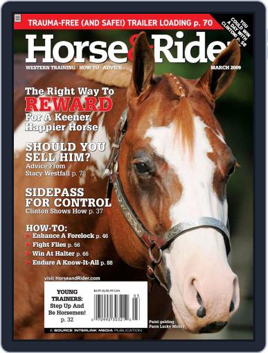 Horse & Rider February 24th, 2009 Digital Back Issue Cover
