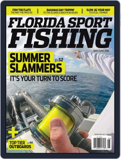 Florida Sport Fishing April 19th, 2016 Digital Back Issue Cover