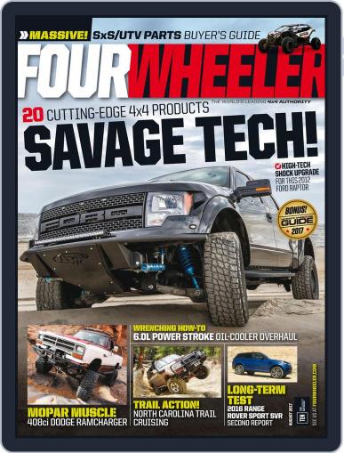 Four Wheeler August 1st, 2017 Digital Back Issue Cover