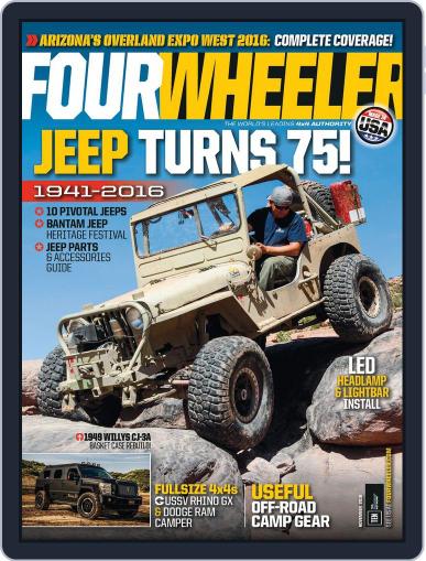 Four Wheeler November 1st, 2016 Digital Back Issue Cover