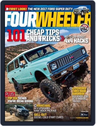 Four Wheeler February 1st, 2016 Digital Back Issue Cover