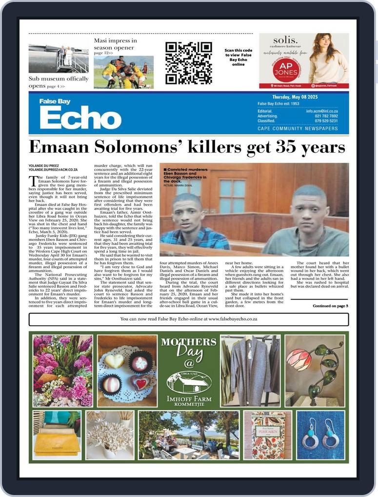 False Bay Echo (Digital) Subscription