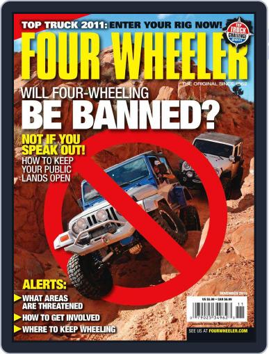 Four Wheeler September 21st, 2010 Digital Back Issue Cover