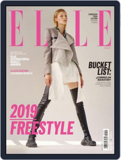 Elle México January 1st, 2019 Digital Back Issue Cover