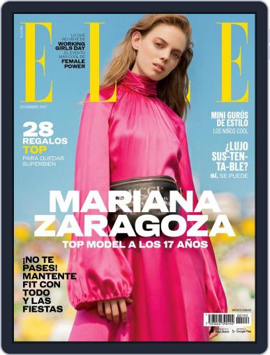 Elle México December 1st, 2017 Digital Back Issue Cover
