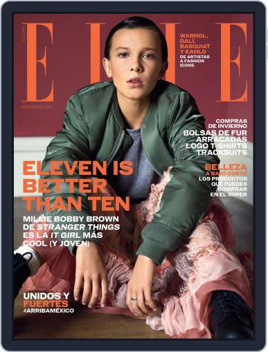 Elle México November 1st, 2017 Digital Back Issue Cover