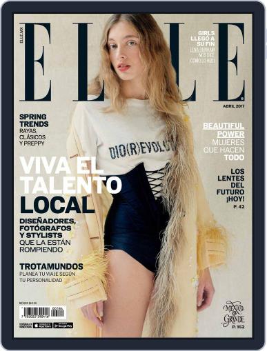 Elle México April 1st, 2017 Digital Back Issue Cover