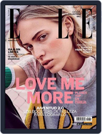 Elle México February 1st, 2017 Digital Back Issue Cover