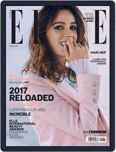 Elle México January 1st, 2017 Digital Back Issue Cover