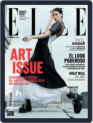 Elle México November 1st, 2016 Digital Back Issue Cover