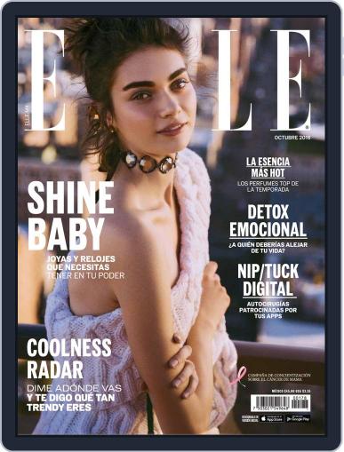 Elle México October 1st, 2016 Digital Back Issue Cover