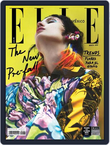 Elle México August 4th, 2015 Digital Back Issue Cover