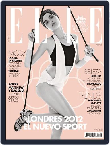 Elle México June 25th, 2012 Digital Back Issue Cover