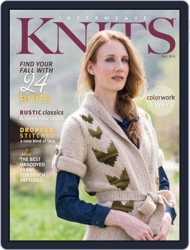 Interweave Knits August 7th, 2013 Digital Back Issue Cover