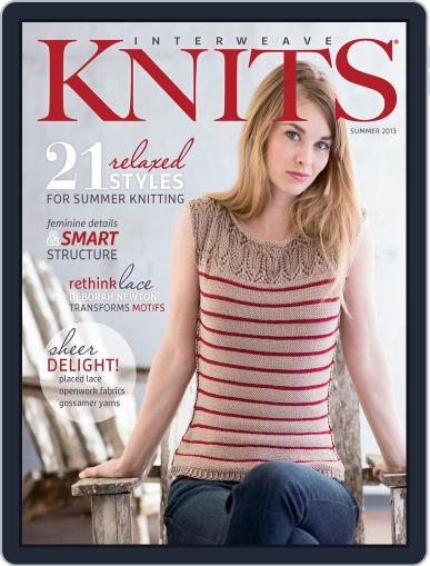 Interweave Knits May 8th, 2013 Digital Back Issue Cover
