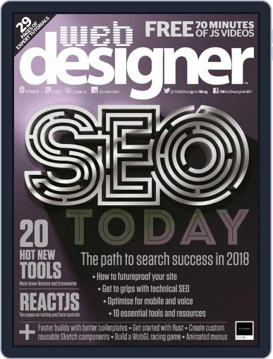 Web Designer July 1st, 2018 Digital Back Issue Cover