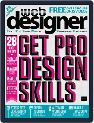 Web Designer May 1st, 2018 Digital Back Issue Cover